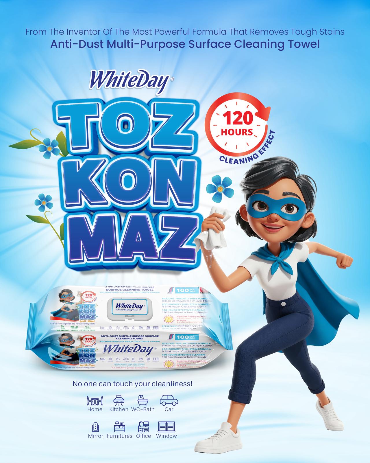 White Day Anti Dust 120h  100 kom 