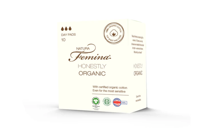 Natura Femina Organic ulošci day/wings, 10 kom