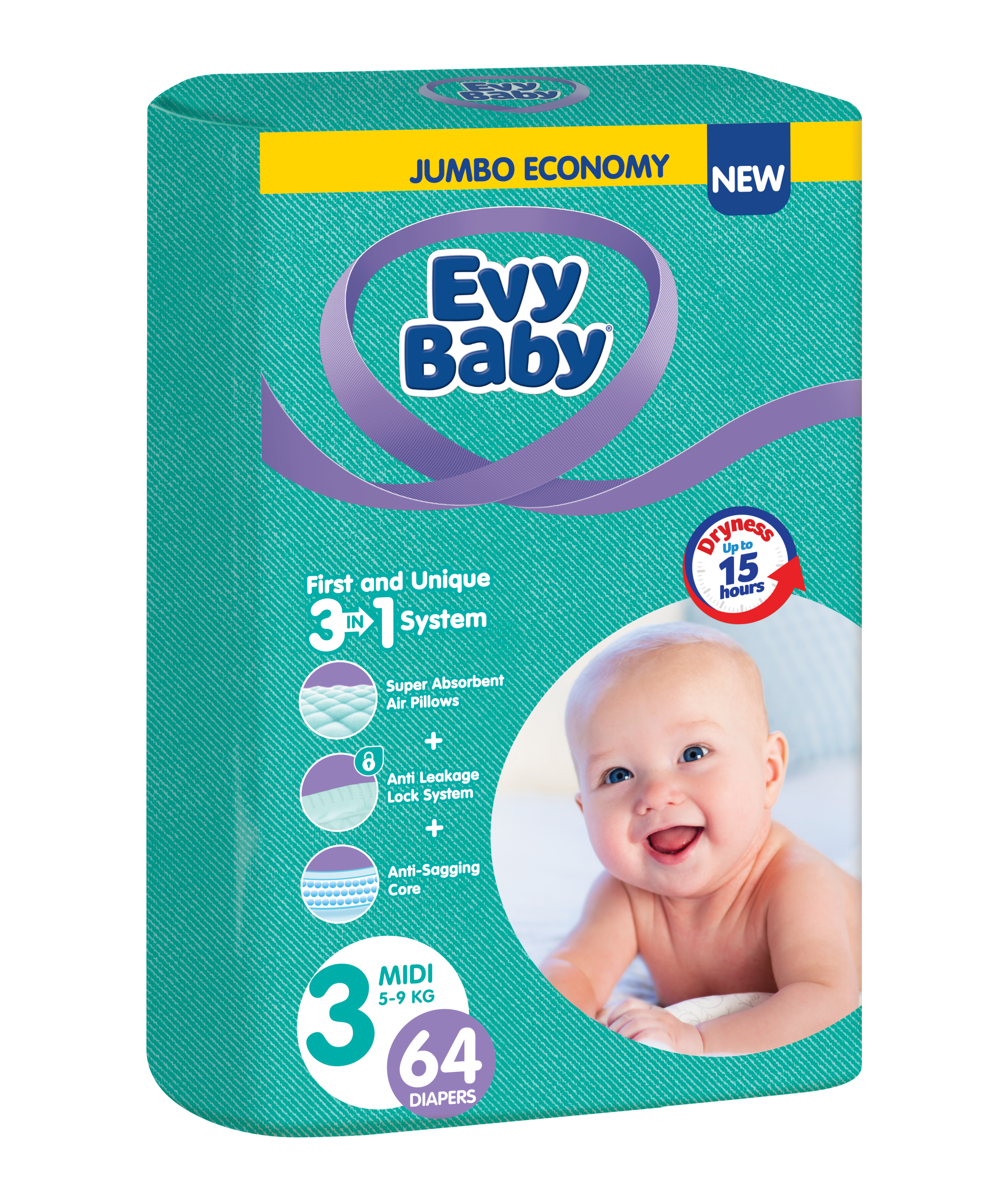 Evy Baby Jumbo midi 5-9kg 64/1