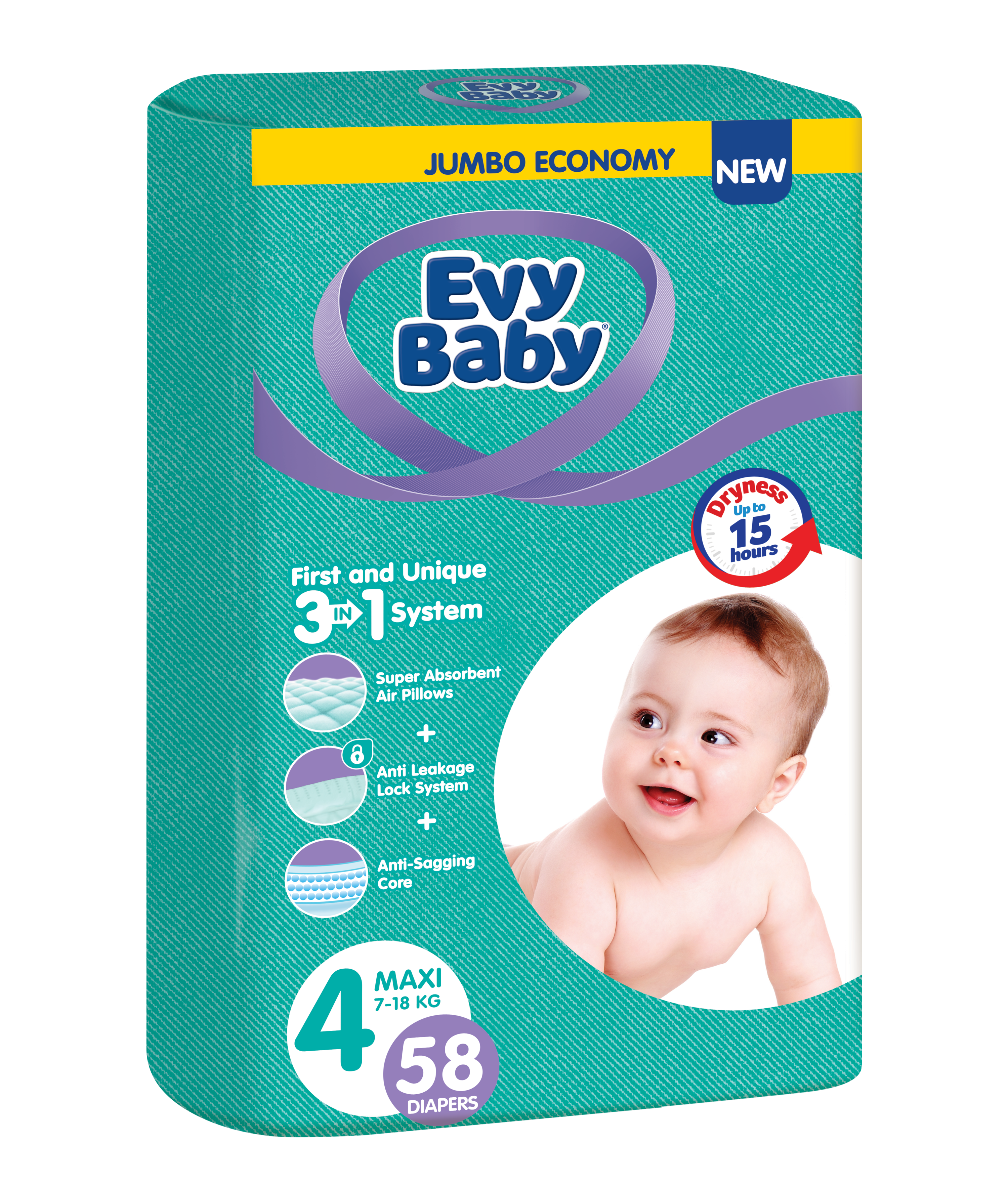 Evy Baby Jumbo maxi 7-18kg 58/1